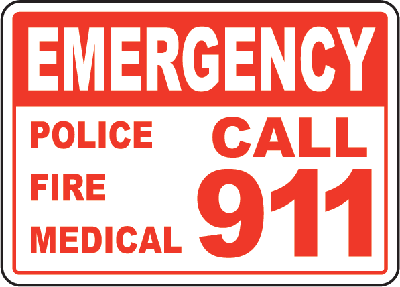 When to call 911